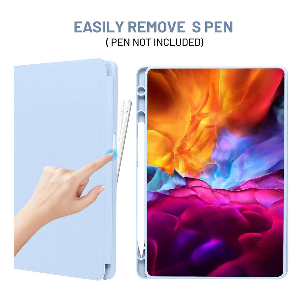 Case Funda Estuche Para Galaxy Tab A11 Plus X230 X236 Cielo 2