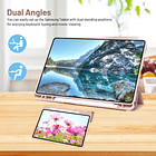 Case Funda Estuche Para Galaxy Tab A11 Plus X230 X236 Rosa 5