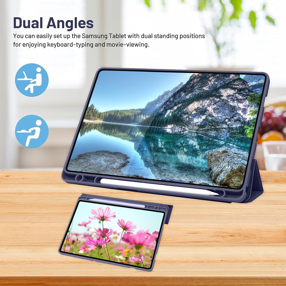 Case Funda Estuche Para Galaxy Tab A11 Plus X230 X236 Navy 4