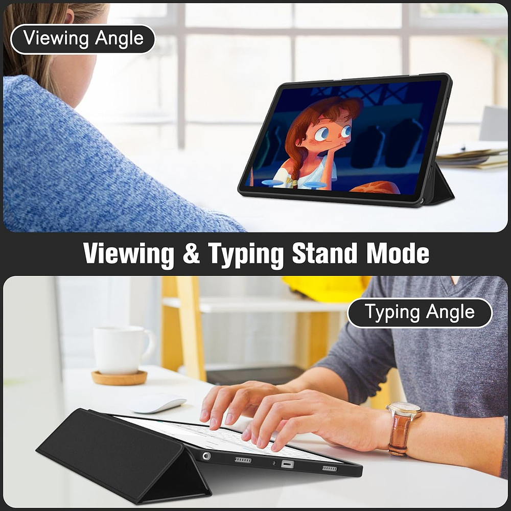 Funda Case Moko Para Galaxy Tab A11 Plus X230 X236 Negro 6