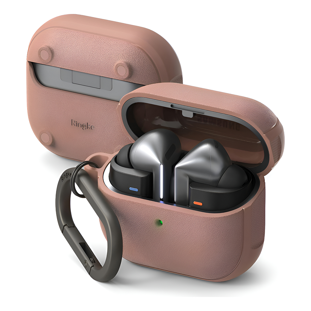 Case Ringke Onyx Magsafe Para Buds Fe (2025) Coral Claro 1