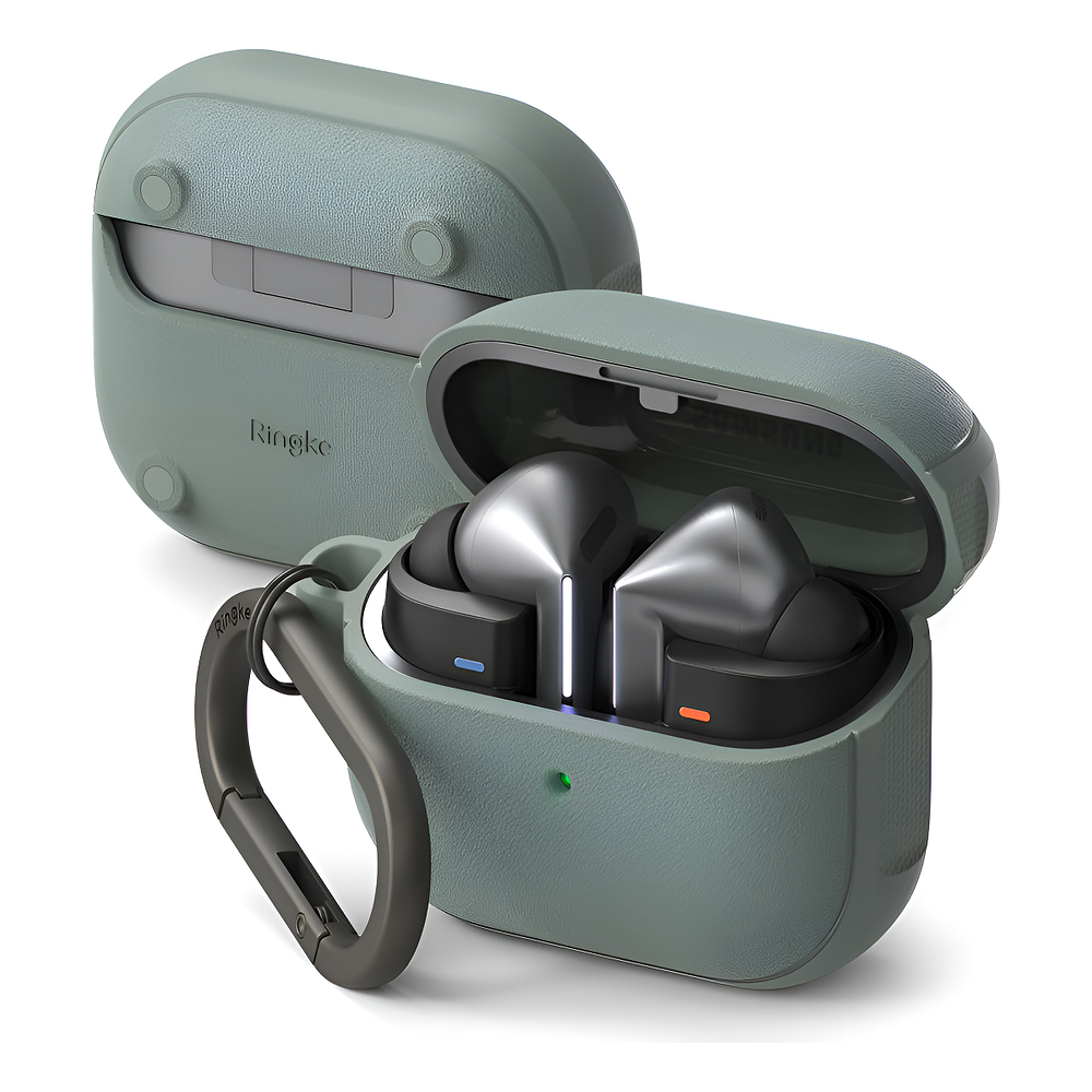Case Ringke Onyx Magsafe Para Buds Fe (2025) Verde Claro 1