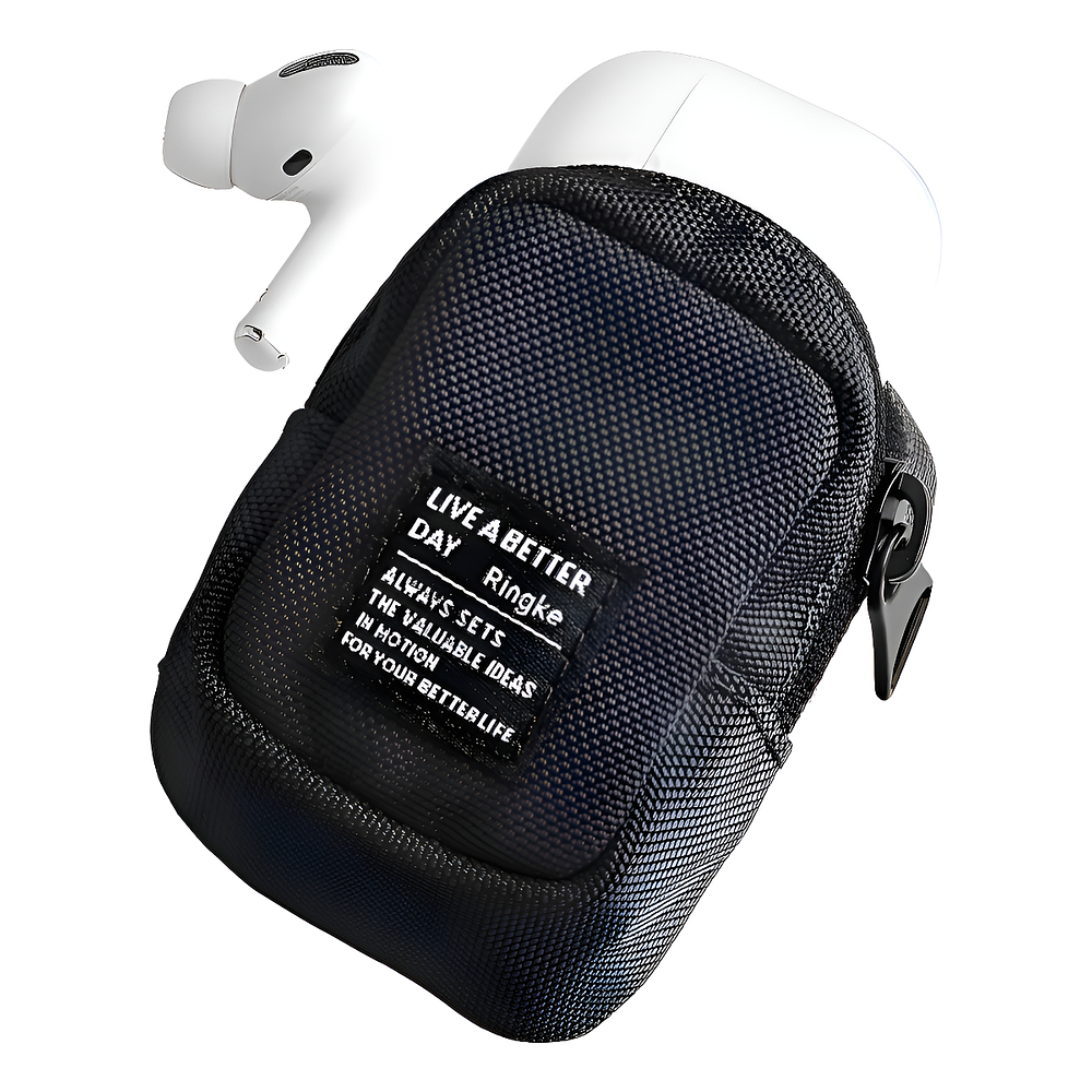 Case Ringke Mini Bolso Block Para Buds Fe (2025) Negro 1