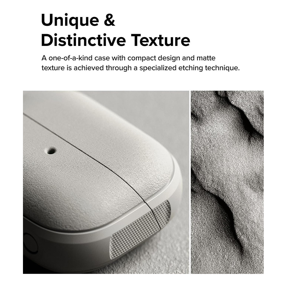 Case Ringke Onyx Magsafe Para Galaxy Buds Fe (2025) Warm Gray 3