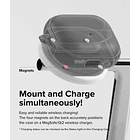 Case Ringke Onyx Magsafe Para Buds Fe (2025) Verde Claro 3