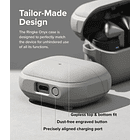 Case Ringke Onyx Magsafe Para Galaxy Buds Fe (2025) Warm Gray 4