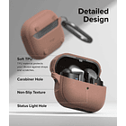 Case Ringke Onyx Magsafe Para Buds Fe (2025) Coral Claro 6