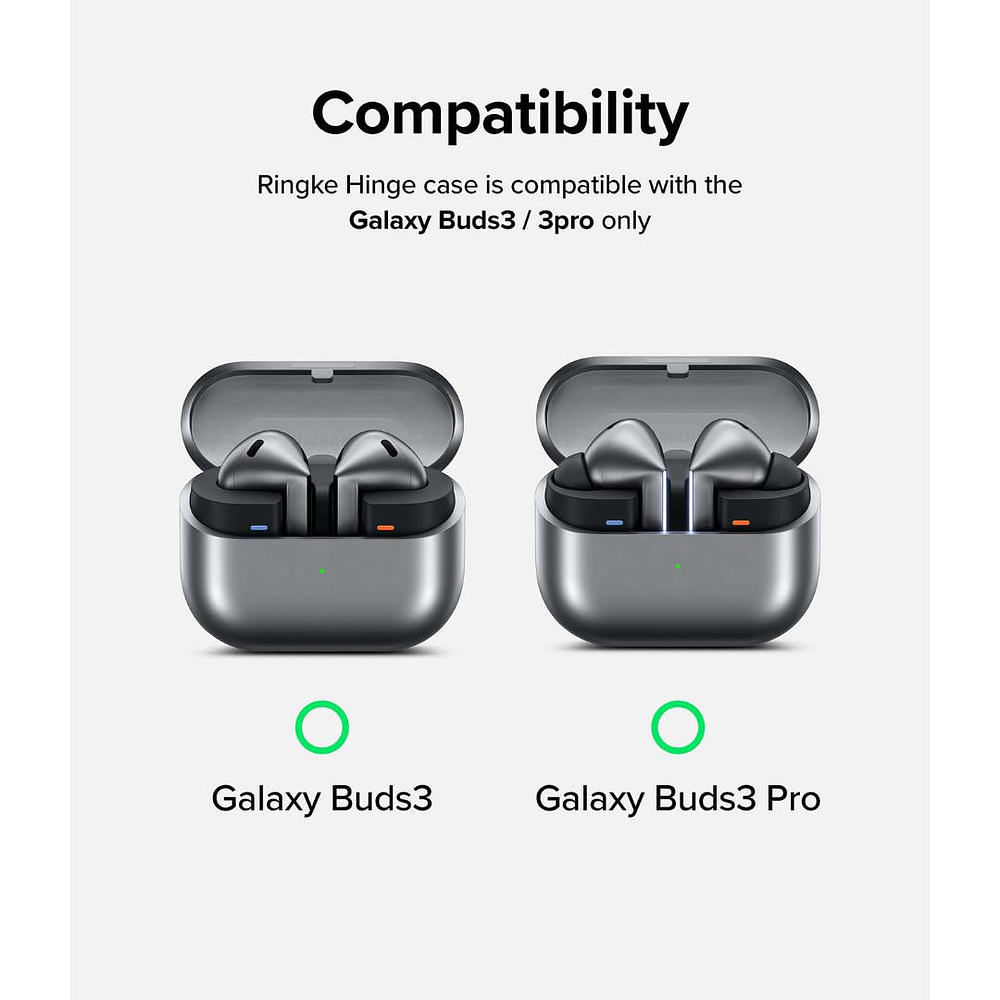 Case Ringke Onyx Magsafe Para Galaxy Buds Fe (2025) Negro 6