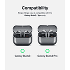 Case Ringke Onyx Magsafe Para Galaxy Buds Fe (2025) Negro 6