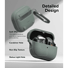 Case Ringke Onyx Magsafe Para Buds Fe (2025) Verde Claro 8