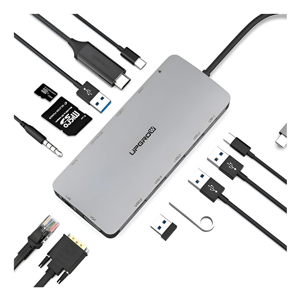 Adaptador Hub Upgrow Usb C 13en1 Para Galaxy Tab S11 X730 1