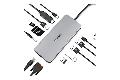 Adaptador Hub Upgrow Usb C 13en1 Para Galaxy Tab S11 X730