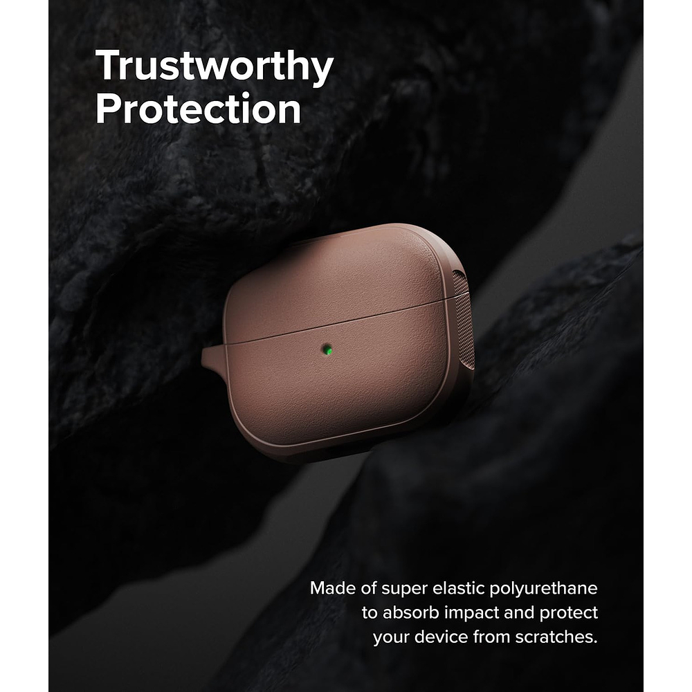 Case Ringke Onyx Magsafe Para Buds Fe (2025) Coral Claro 8