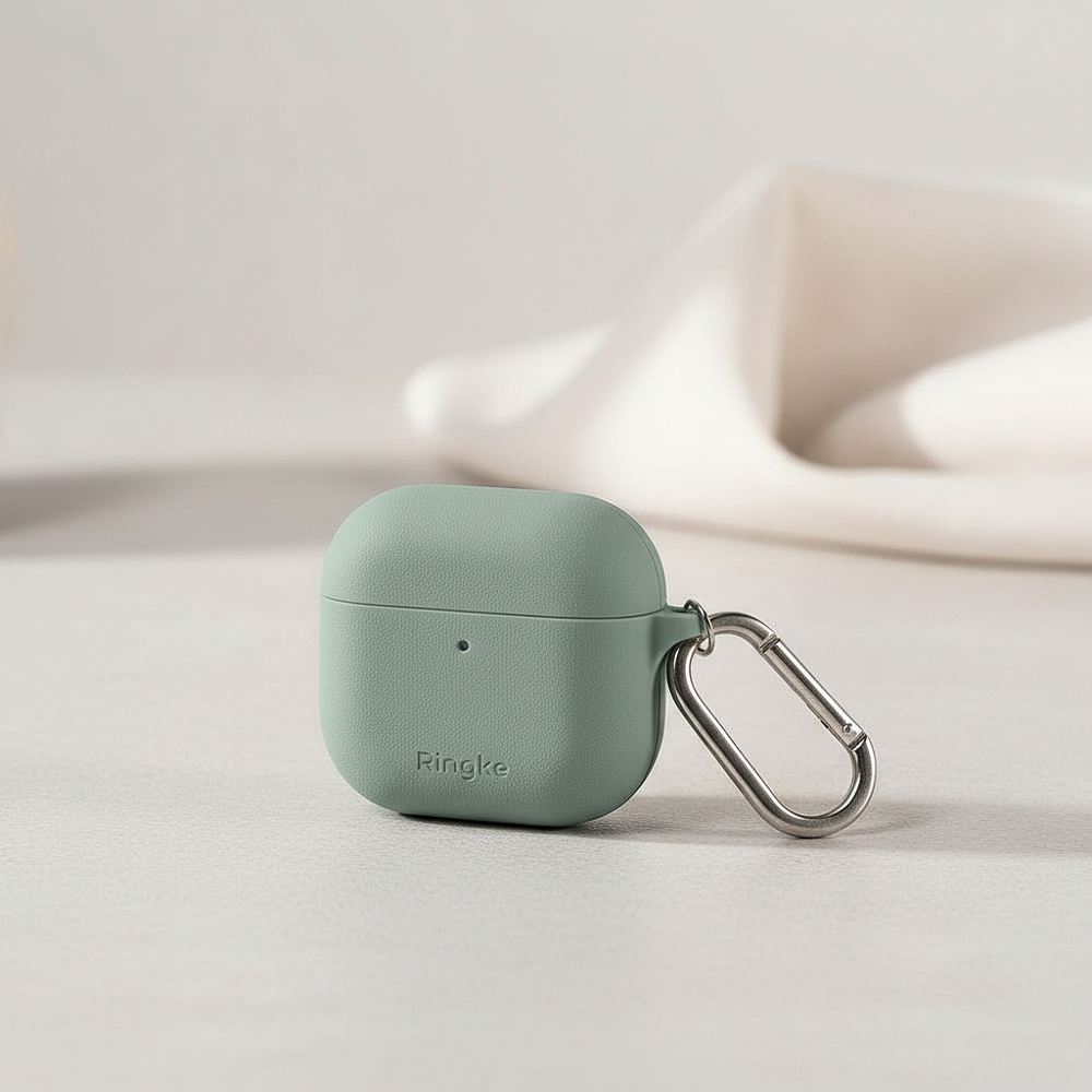 Case Ringke Onyx Magsafe Para Buds Fe (2025) Verde Claro 9