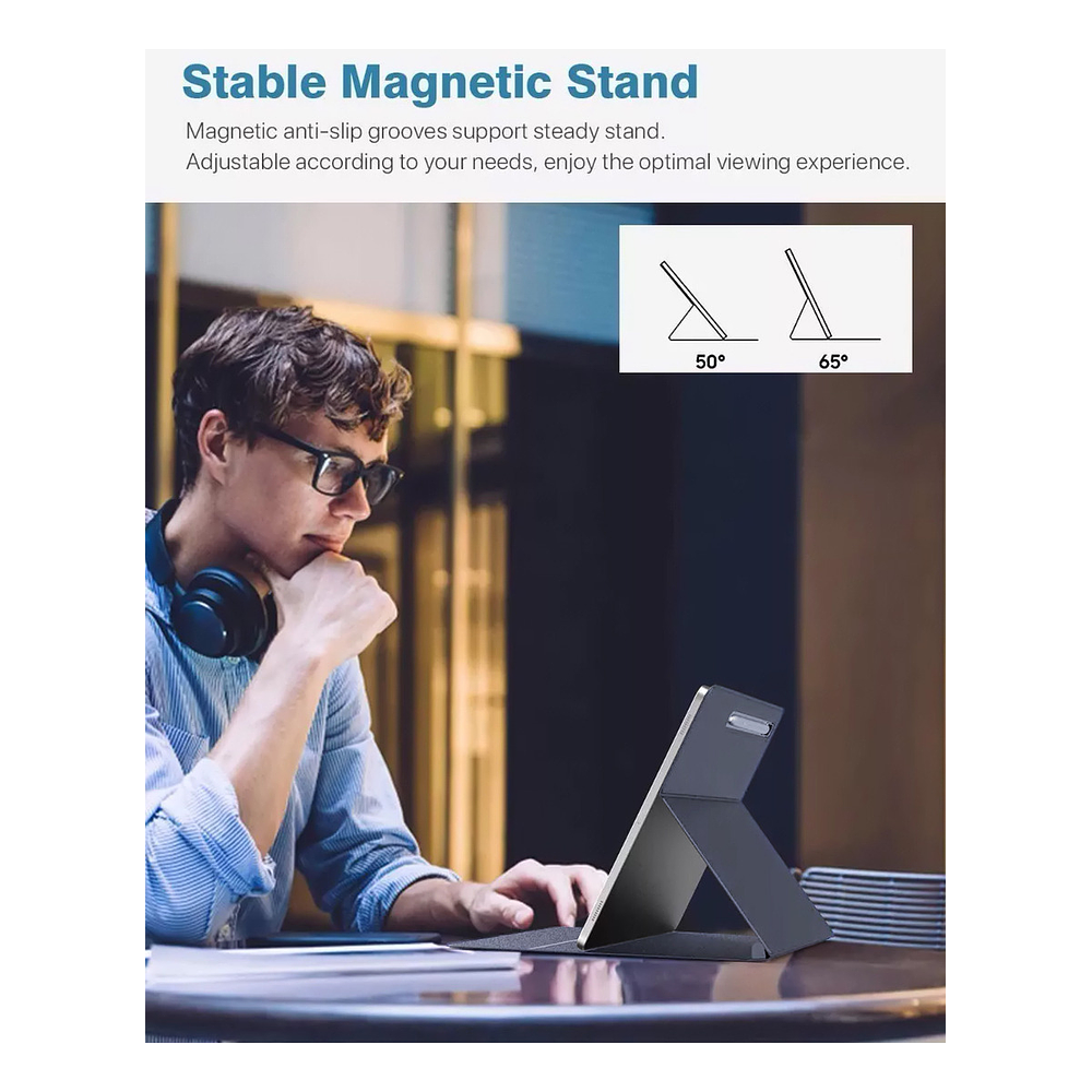 Moko Book Cover Case Magnético Para Galaxy Tab S11 X730 (2025) 6