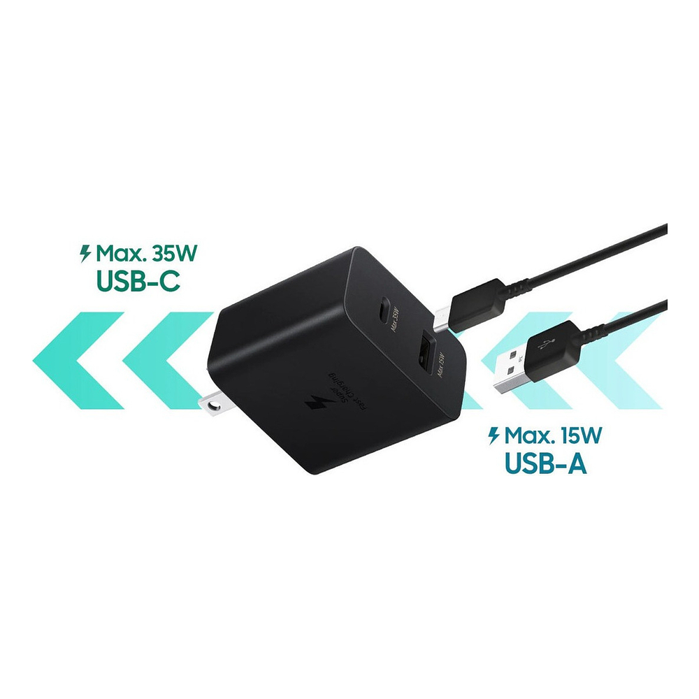 Cargador de Pared Samsung 35watts Duo Para Galaxy Tab S11 X730 (2025) 6