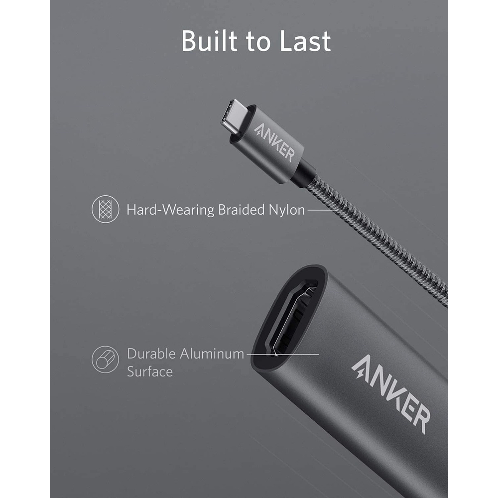 Adaptador Anker Hdmi Usb C Para Ipad Pro 11 13 M5 (2025) 2