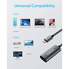 Adaptador Anker Hdmi Usb C Para Ipad Pro 11 13 M5 (2025) 3