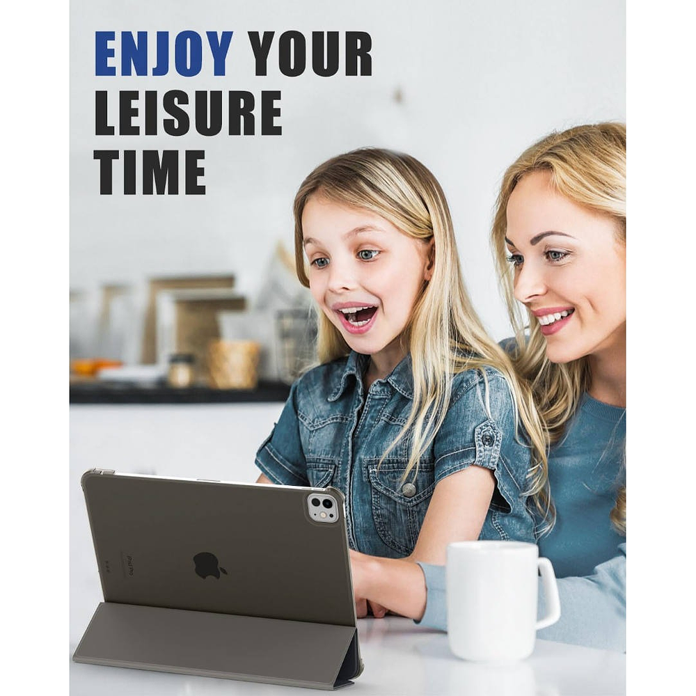 Case Moko Smart Shell Para Ipad Pro 11 M5 (2025) A3357 A3358 8