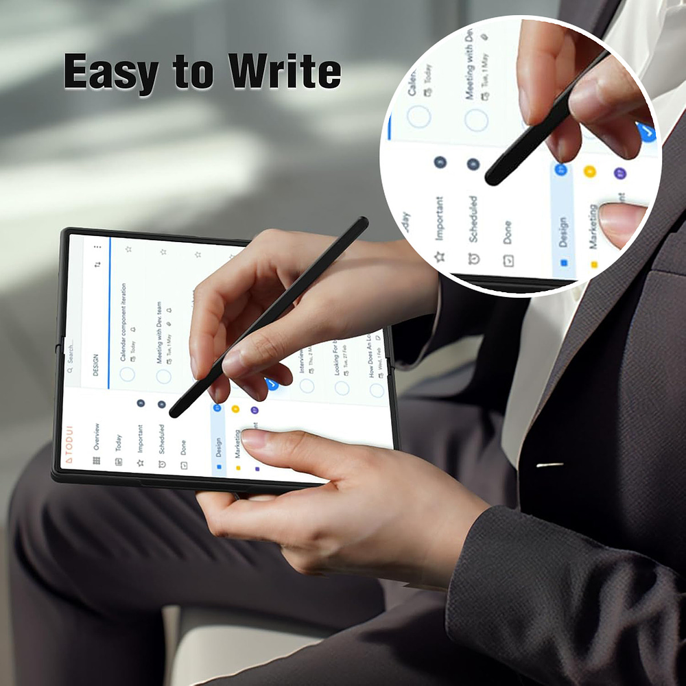 Funda Case + Lapiz Para Galaxy Z Fold7 Fold 7 + Stylus Black 3