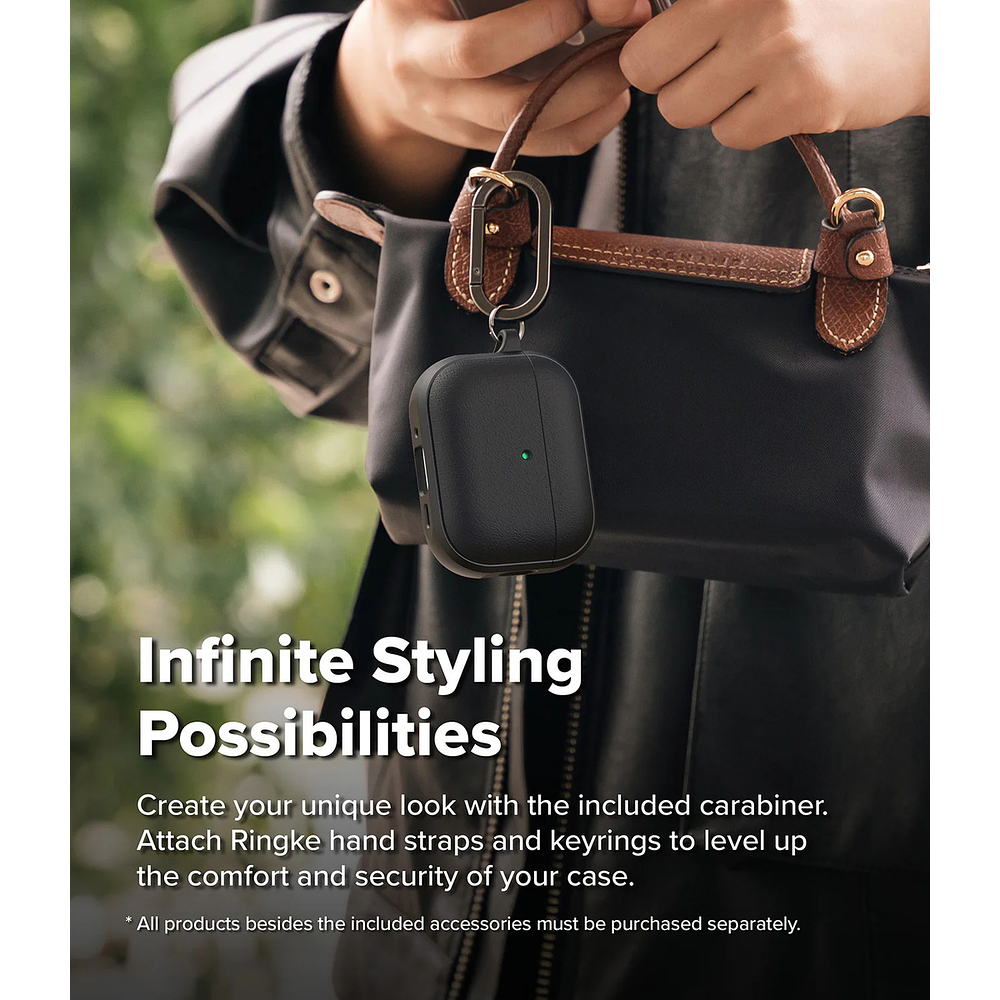 Case Ringke Onyx Magsafe Para Airpods Pro 3ra Gen (2025) Black 7