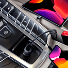 Satechi Cargador De Auto 72w Para Galaxy Z Flip7 Fold7 Negro 9