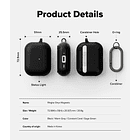 Case Ringke Onyx Magsafe Para Airpods Pro 3ra Gen (2025) Black 10