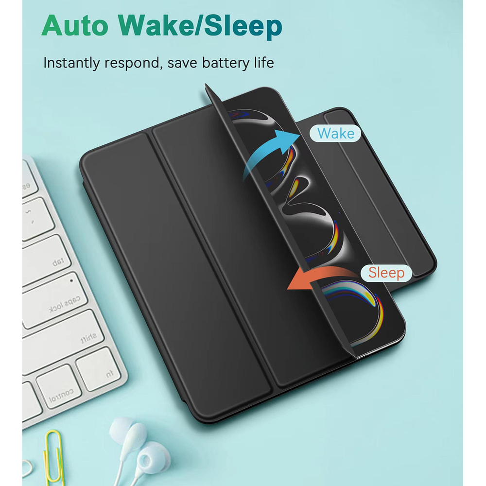 Moko Folio Case Magnético Para Ipad Pro 11 M5 A3357 A3358 3