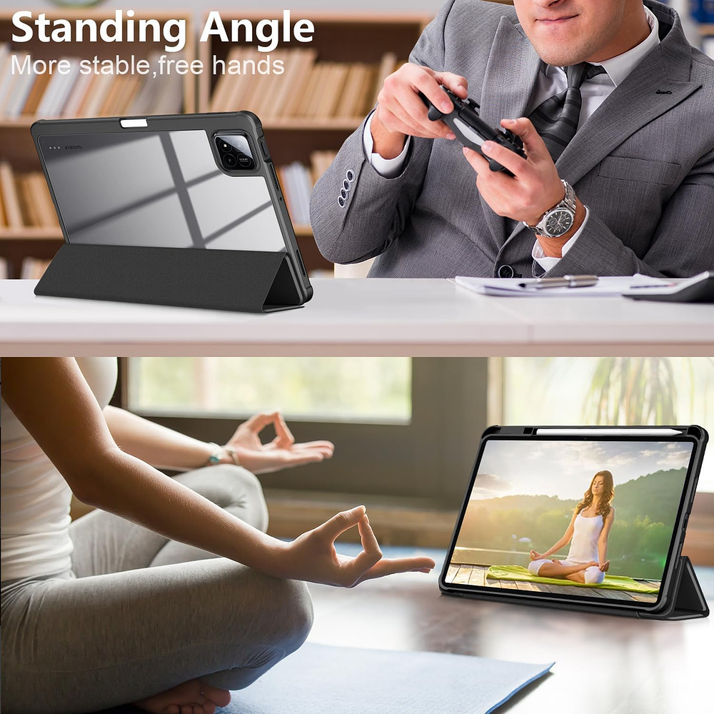 Case Para Xiaomi Pad 7 | Pad 7 Pro Con Portalápiz Clear 8