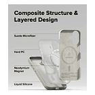 Case Ringke Silicone Magsafe Para Iphone 17 Normal 6.3 Stone 8