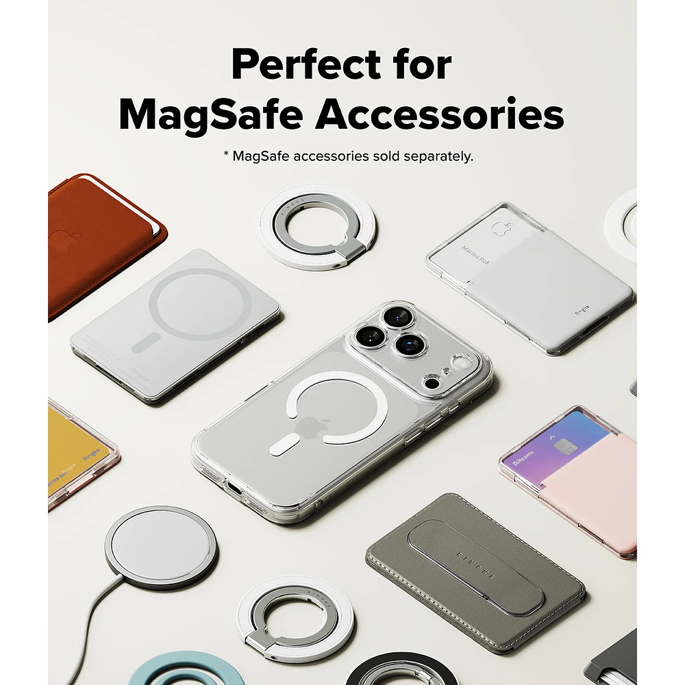 Case Ringke Fusion Clear Magsafe Para Iphone 17 Pro Max 6.9 3