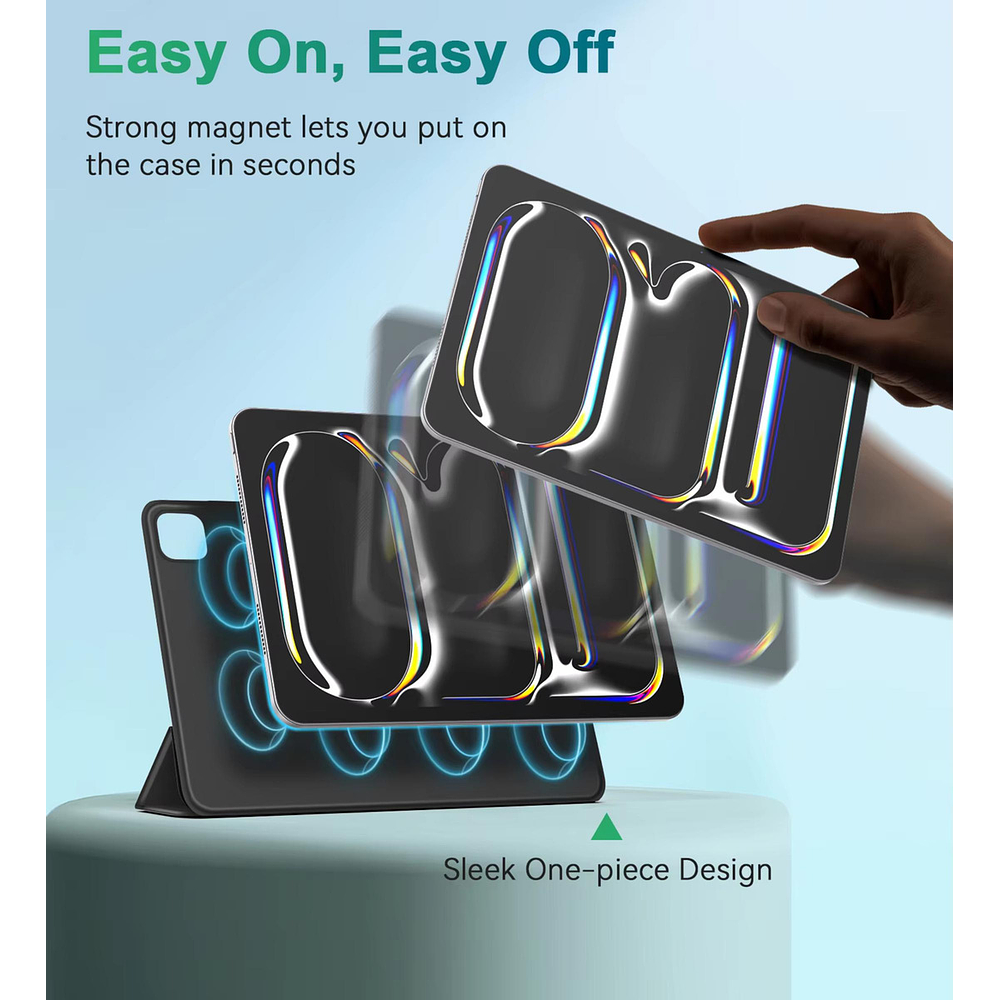 Moko Folio Case Magnético Para Ipad Pro 11 M5 A3357 A3358 7