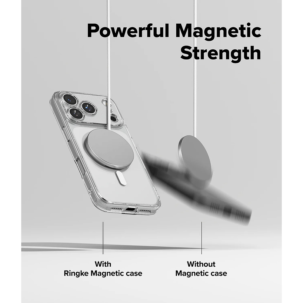 Case Ringke Fusion Clear Magsafe Para Iphone 17 Pro Max 6.9 4
