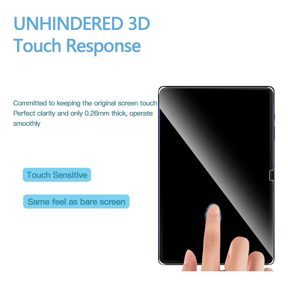 Mica D Vidrio Templado Para Galaxy Tab S10 Fe Plus 13.1 X620 3