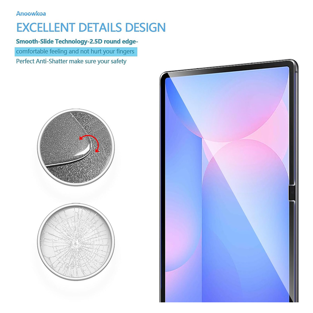 Mica D Vidrio Templado Para Galaxy Tab S10 Fe Plus 13.1 X620 4