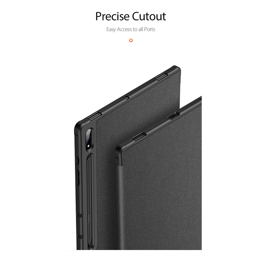 Case + Mica Dux Ducis Para Galaxy Tab S9 Ultra X910 (2023) 2