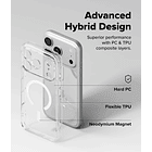 Case Ringke Fusion Clear Magsafe Para Iphone 17 Pro Max 6.9 7