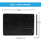 Teclado Portátil Touchpad Para Ipad A16 | 11ma Gen A3354 A3355 A3356 (2025) 3