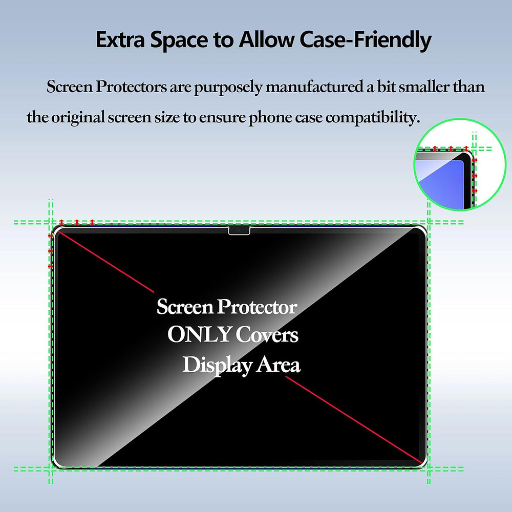 Mica D Vidrio Templado Para Galaxy Tab S10 Fe Plus 13.1 X620 6
