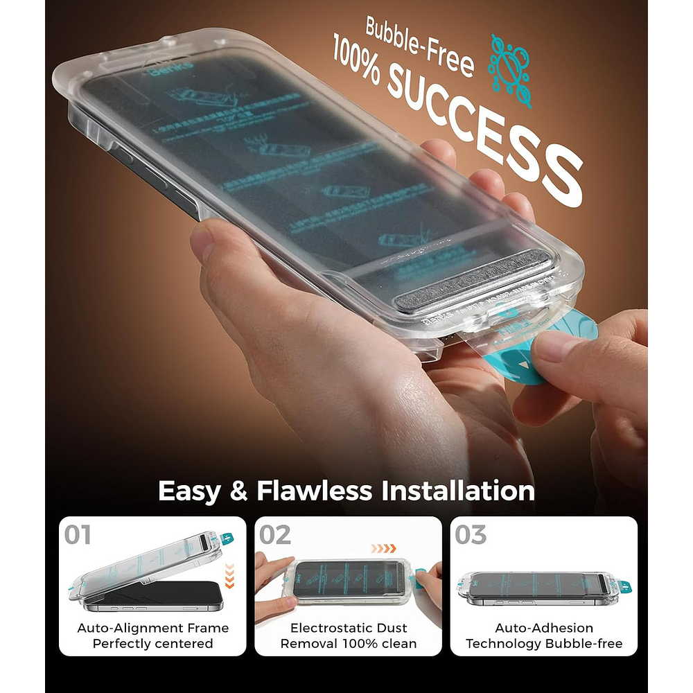 Mica D Vidrio Mate Benks Joytouch Para Iphone 17 Pro Max 6.9 7