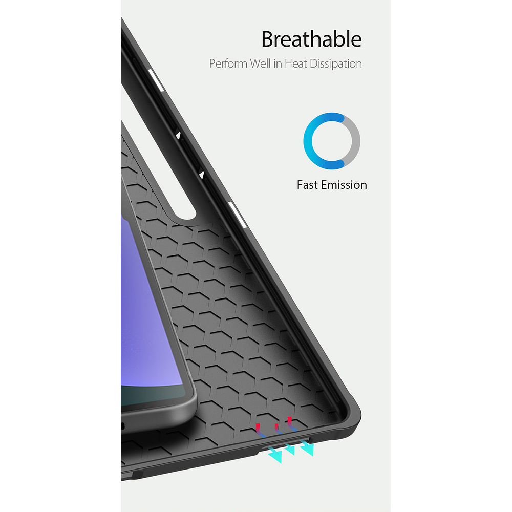 Case + Mica Dux Ducis Para Galaxy Tab S9 Ultra X910 (2023) 4