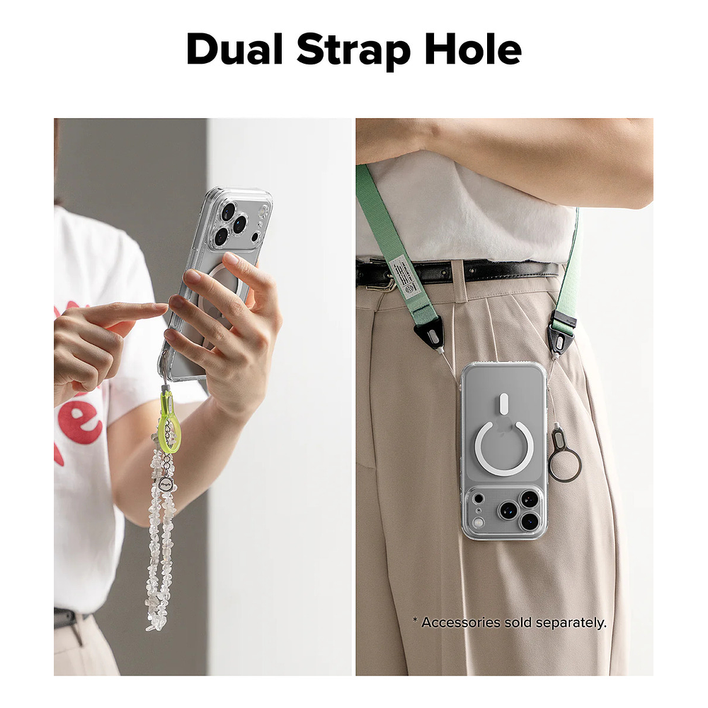 Case Ringke Fusion Clear Magsafe Para Iphone 17 Pro Max 6.9 9