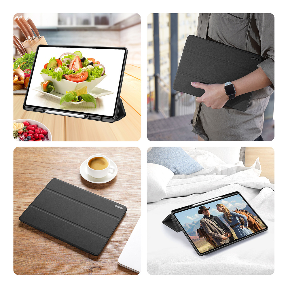 Case + Mica Dux Ducis Para Galaxy Tab S11 Ultra X930 (2025) 8