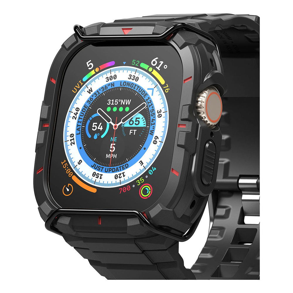 Case Correa Ringke Fusion Para Apple Watch Ultra 49mm Negro 1