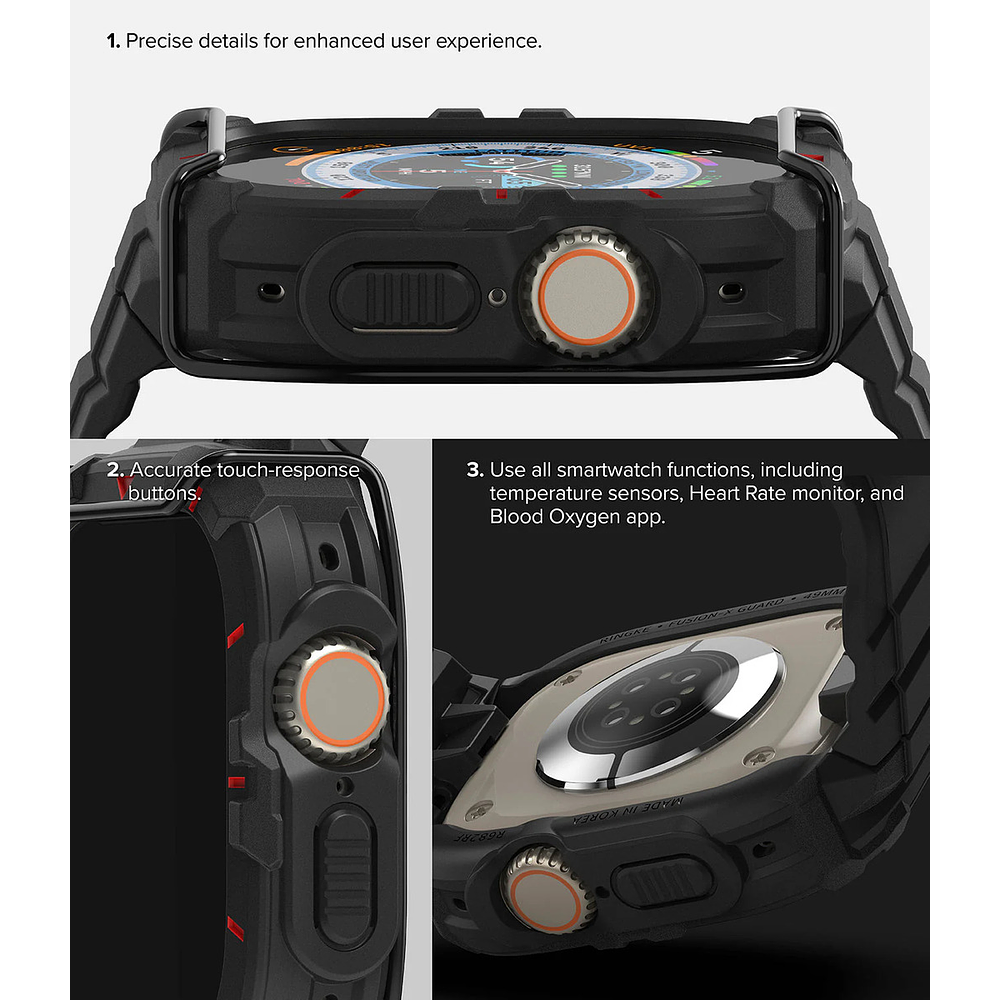 Case Correa Ringke Fusion Para Apple Watch Ultra 2 Gen 49mm 6