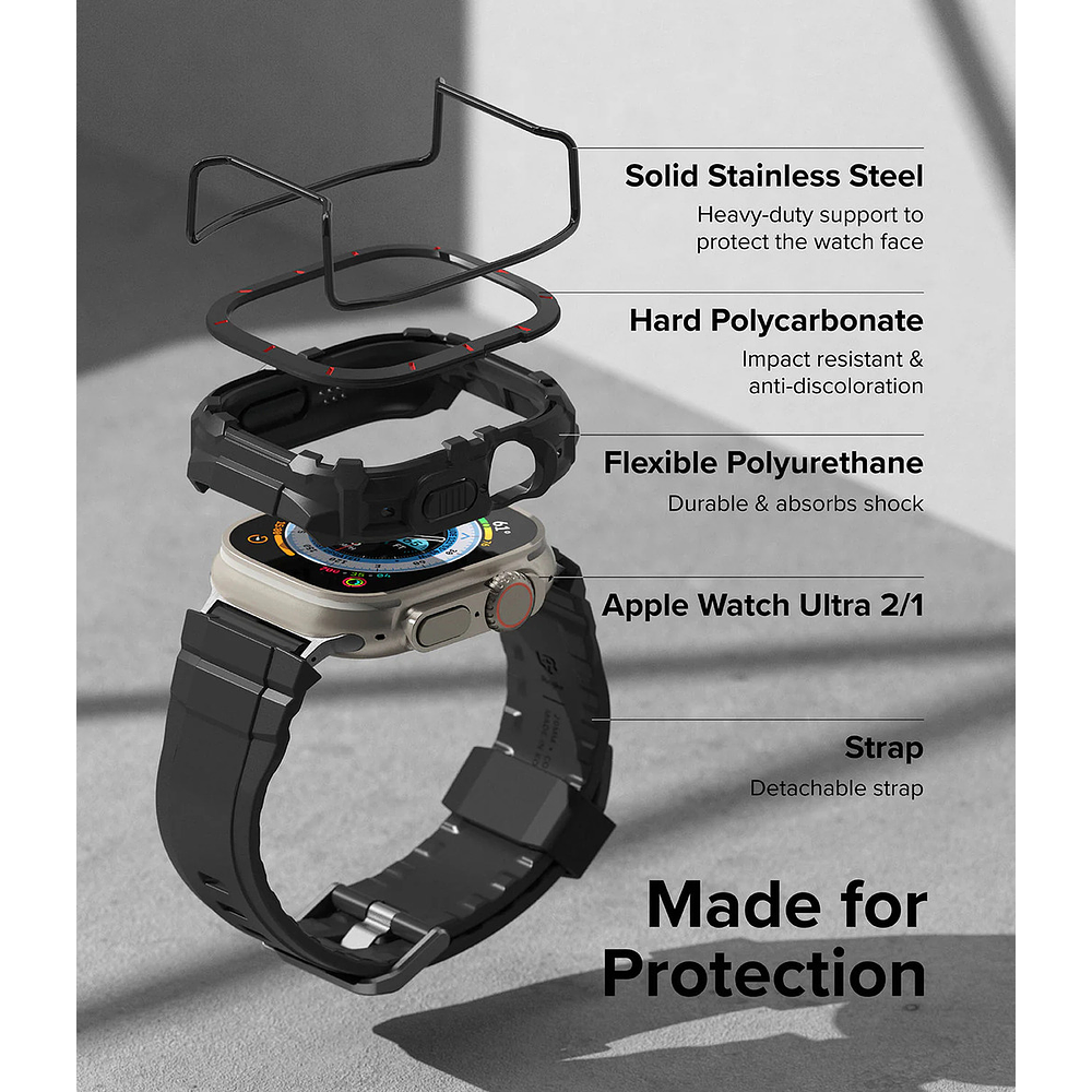 Case Correa Ringke Fusion Para Apple Watch Ultra 2 Gen 49mm 7