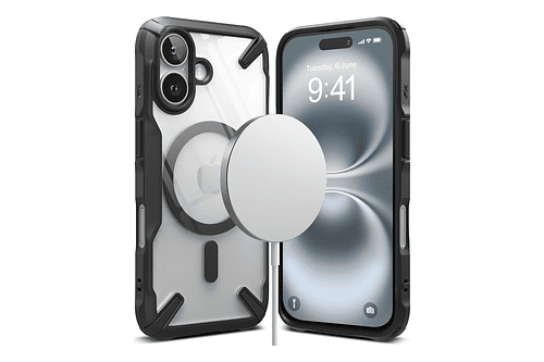 Case Ringke Fusion X Magsafe Para Iphone 16 Normal 6.1 Black 