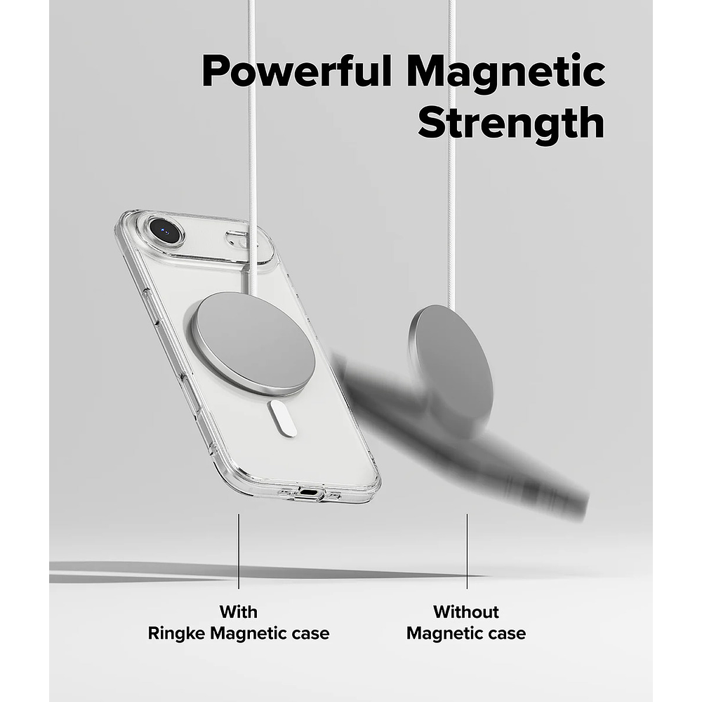 Case Ringke Fusion Clear Magsafe Para Iphone 17 Air 6.5 3