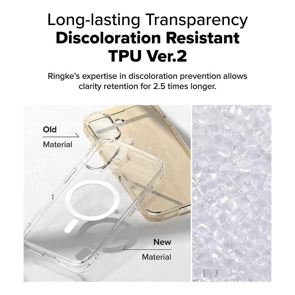 Case Ringke Fusion Clear Magsafe Para Iphone 16 Plus 6.7 4
