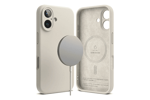 Case Ringke Silicone Magsafe Para Iphone 16 Plus 6.7 Stone